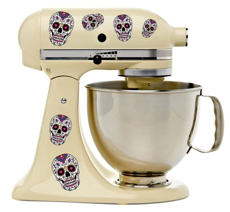 Calcomanías de vinilo Dia De Los Muertos para batidoras de cocina