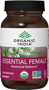 ORGANIC INDIA Suplemento herbario esencial femenino  90 cáp