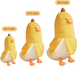 Peluche de pato plátano lindo amarillo de 19.7 pulgadas