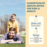 Zeolita Detox Líquido Kids & Adults con Chlorella, B12, Zinc 2oz