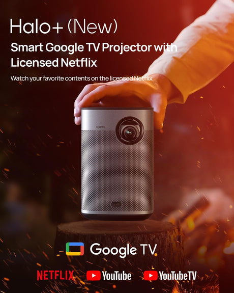 Proyector Portátil XGIMI Halo+ GTV 2024, 700 Lúmenes, Wi-Fi