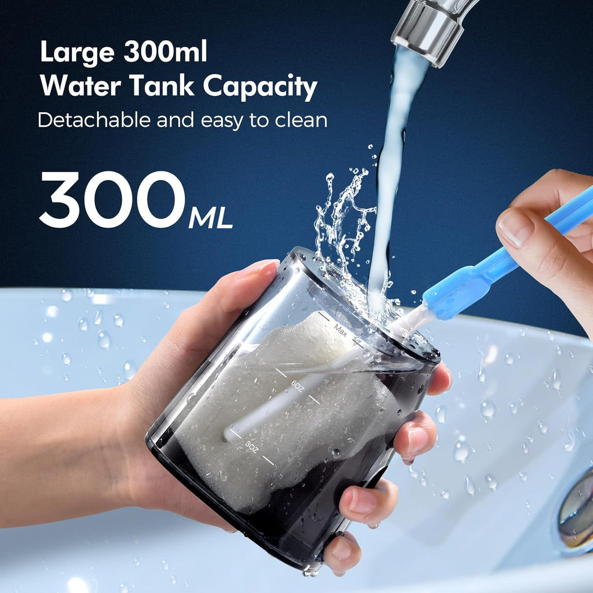 Irrigador Dental Inalámbrico IPX7 con 3 Modos y 5 Puntas
