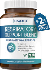 Suplemento Respiratorio 2 Meses - Limpieza Pulmonar, Vegan