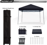 Tienda de campaña desplegable estable para exteriores ABCCANOPY