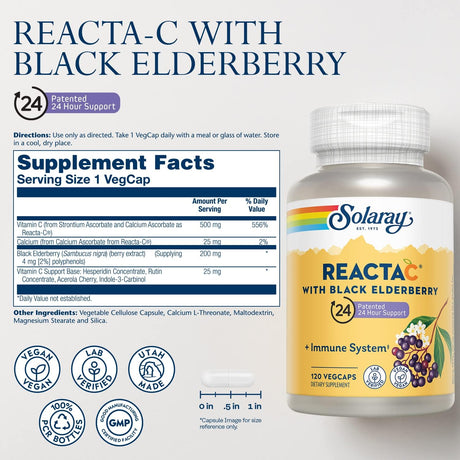 Vitaminas para defensa del sistema inmunológico Solaray