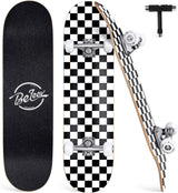 Patineta Completa para Principiantes, 31 x 8 Pulgadas, Deck Doble