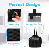 Caddy de Ducha Portátil con Cordón, Esencial para Dormitorio