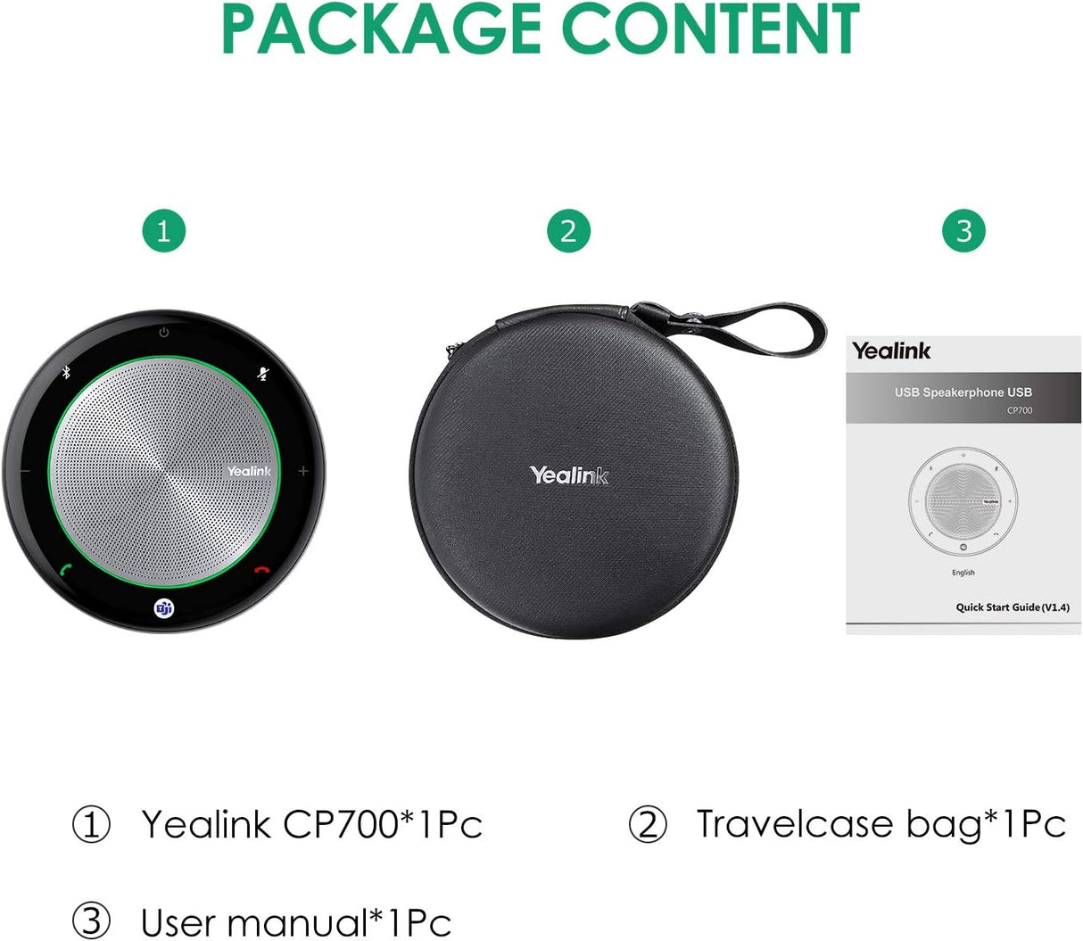 Altavoz Bluetooth para Conferencias con Micrófono CP700