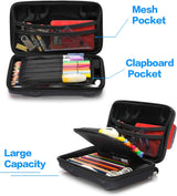 Rockpapa Estuche de Carreras Grande para Lapiceros, Caja de Almacenaje