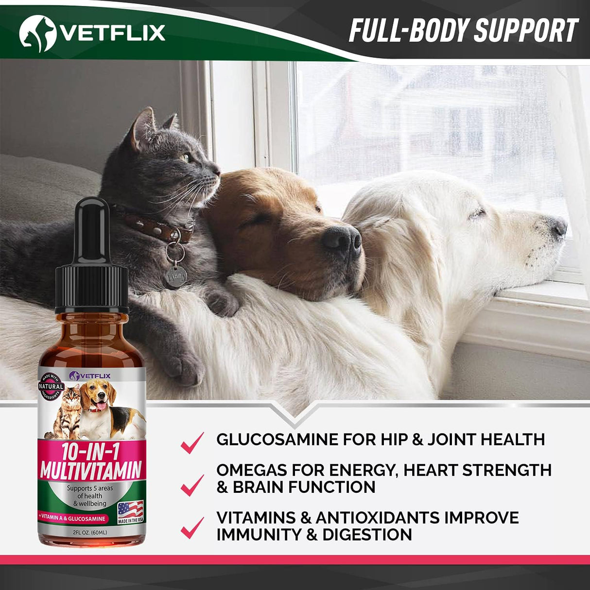 Vitaminas para mascotas 10 en 1 para las articulaciones