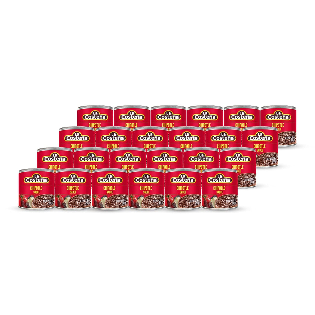 Salsa Chipotle La Costeña, Marinadas y Cocina, 7.76 Oz (24)