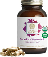 Suplemento antioxidante orgánico Extracto de resveratrol 60