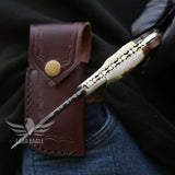 Cuchillo de bolsillo de caza plegables hechos a mano acero