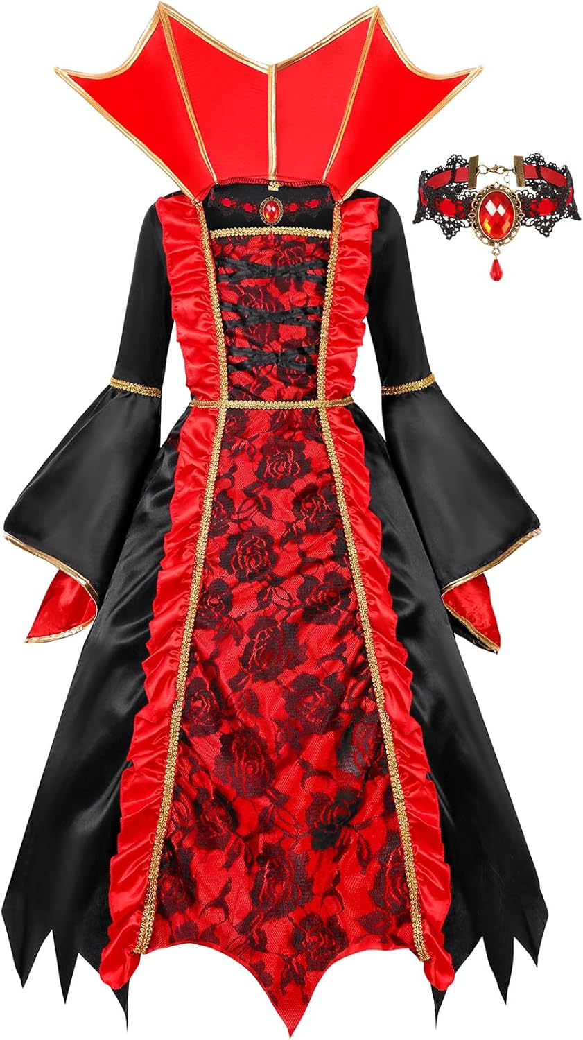 Disfraz de Vampiro para Niñas, Marca: Gothic, Modelo: Fiesta Halloween