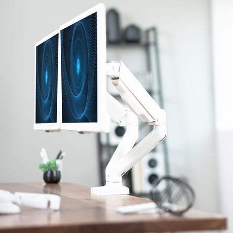 Soporte de Doble Monitor VIVO, Hasta 32, Articulado, STAND-V002O