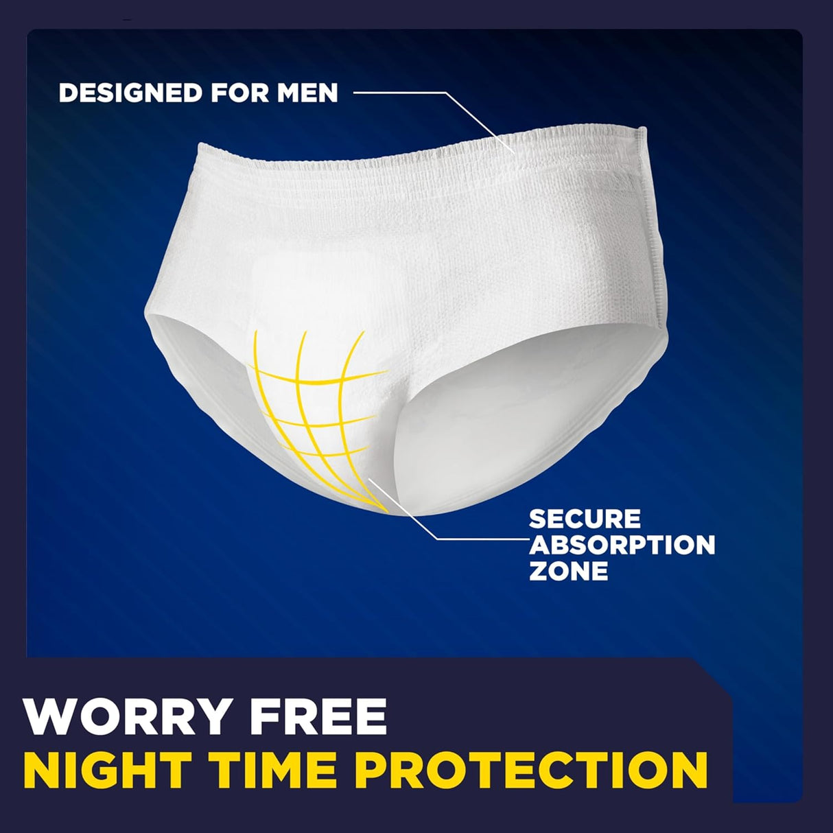 Protección TENA Men Overnight Extra Coverage L/XL 48 ct