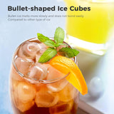 Máquina de Hielo Portátil, Auto-limpiante, 9 Cubos en 7 Mins
