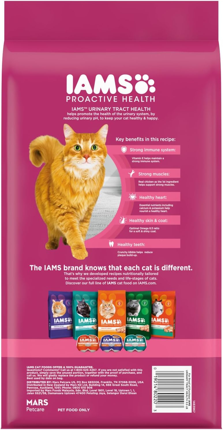 Alimentos seco saludable para gatos con croquetas de pollo