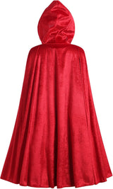 Disfraz de Princesa con Capa Roja para Niñas - Deluxe Halloween