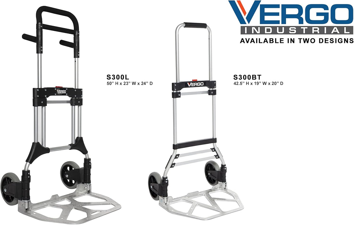 Carretilla Plegable Vergo Industrial 400 lb, S300L, Aluminio
