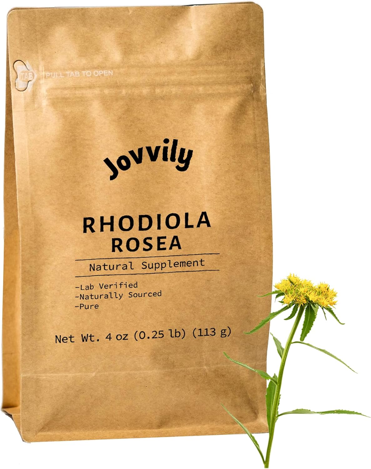 Suplemento natural Rhodiola Rosea - 4 onzas  Raíz dorada