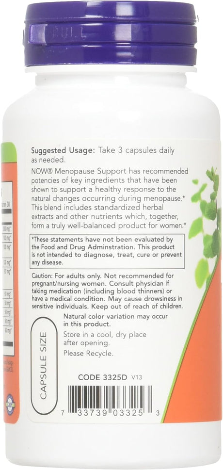 Pack de 2 suplemento para la menopausia Now Foods