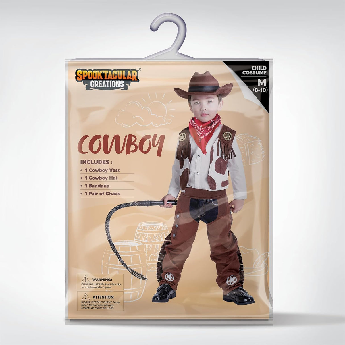 Disfraz de vaquero para niños Spooktacular Creations 3T