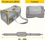 Transportín Refrze para Gatos Grandes y Perros Pequeños 20 lbs