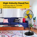 Ventilador de Pedestal VENTISOL 20 4,850CFM Oscilante 3 Velocidades