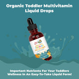 Suplemento MaryRuth's Multivitamínico con hierro para niños