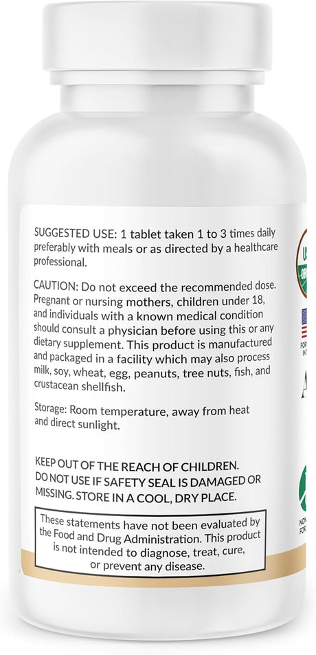 Suplementos de Ashwagandha NaturoBliss 2025mg 120 Tabletas