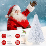 Árbol de Navidad Artificial 7.5ft Goplus, Pino Premium, Unlit