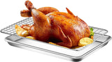 Set de cestas para asar, acero inoxidable, accesorios para BBQ