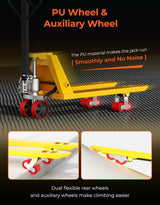 Carretilla Manual Arczorix 6600 Lb, 27 x 48, Mini Pallet Jack