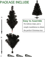 Árbol de Navidad Artificial 2FT, Mini, con Base de Plástico