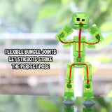 Figuras de acción StikBot Zing, set de 8, trípode móvil