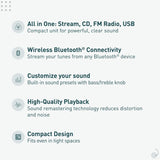 Sistema Estéreo Compacto Panasonic con Bluetooth y CD SC-PM270PP-K