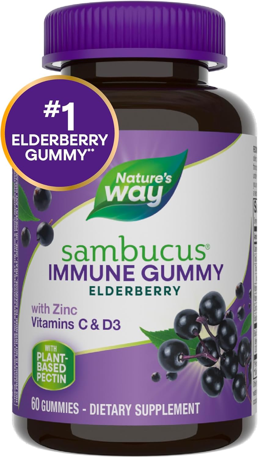 Suplemento Sambucus Elderberry Gummies Suplementos Herbales