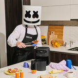Freidora de aire CRUX x Marshmello, 3.0 QT, Digital, TurboCrisp