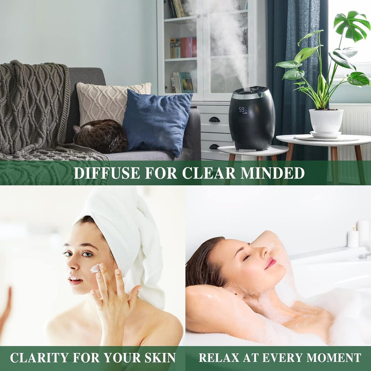 AceiteEsencial de Orégano MAYJAM, 100ml, Difusor, Gotero de Vidrio