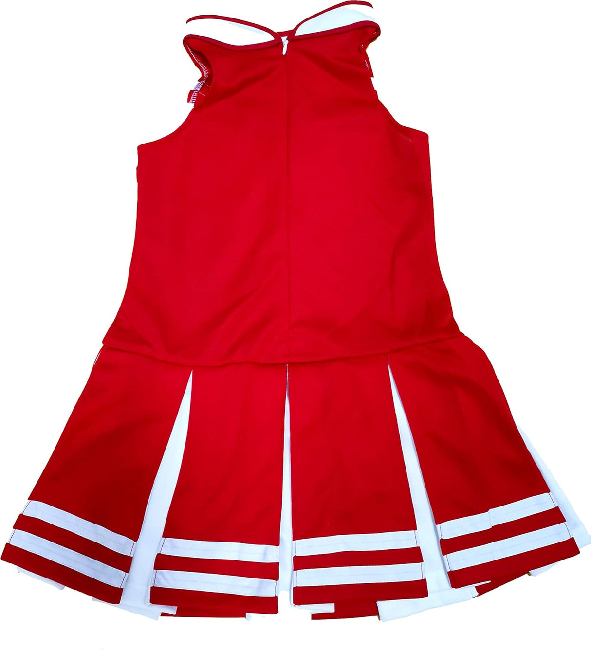 Disfraces de animadora para niñas talla XXL rojo y blanco