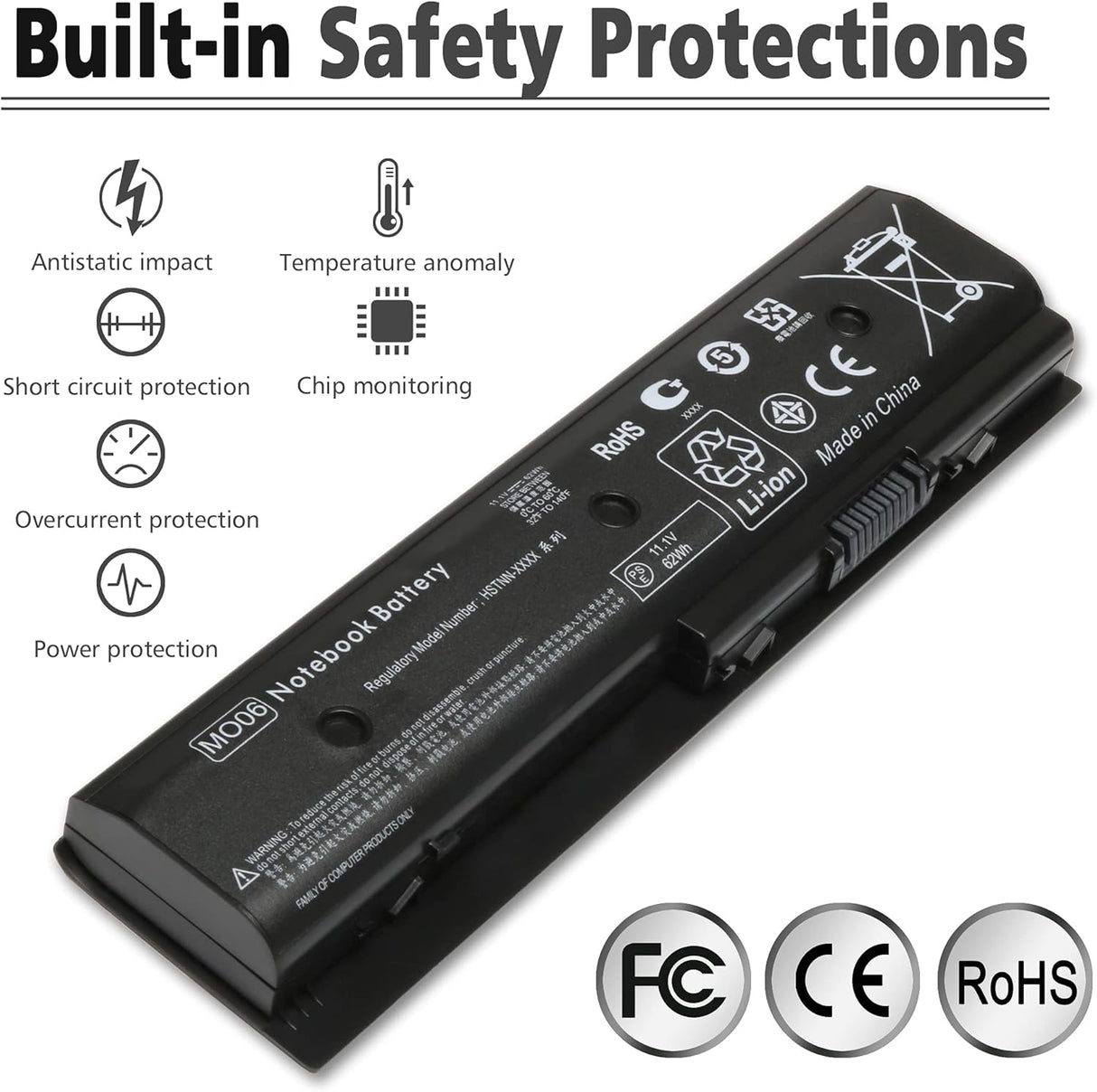 Batería para ordenador portátil Envy M6-1045DX M6-1035DX