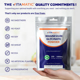 Vitamatic Magnesio Glycinato 1000mg 250g 250 porciones