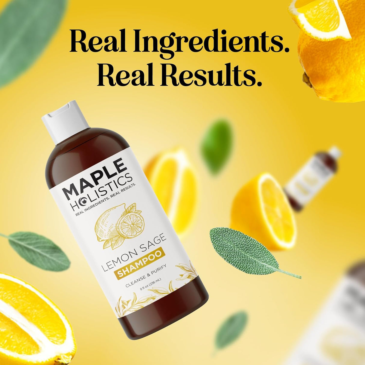 Champú sin sulfato para cabello graso Maple Holistics