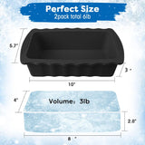 Moldes de Hielo Haldane 2PC XL, Silicona Reforzada, 6LB
