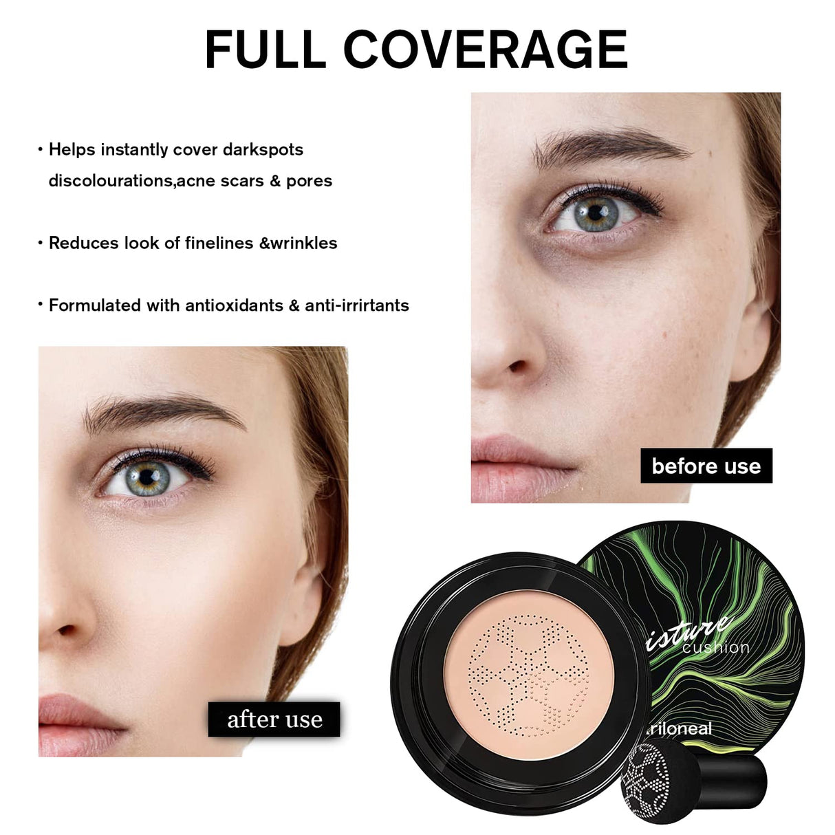 Cuidado Facial hidratante corrector impermeable de aceite
