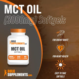 Suplemento de aceite MCT (triglicéridos de cadena media)