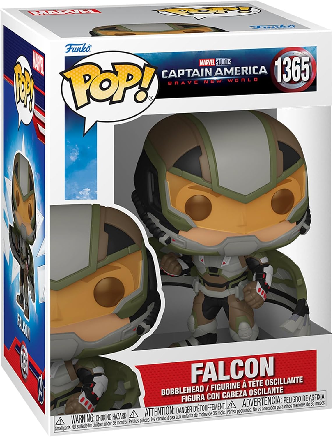Funko Pop Marvel: Falcon - Figura Coleccionable - Captain America