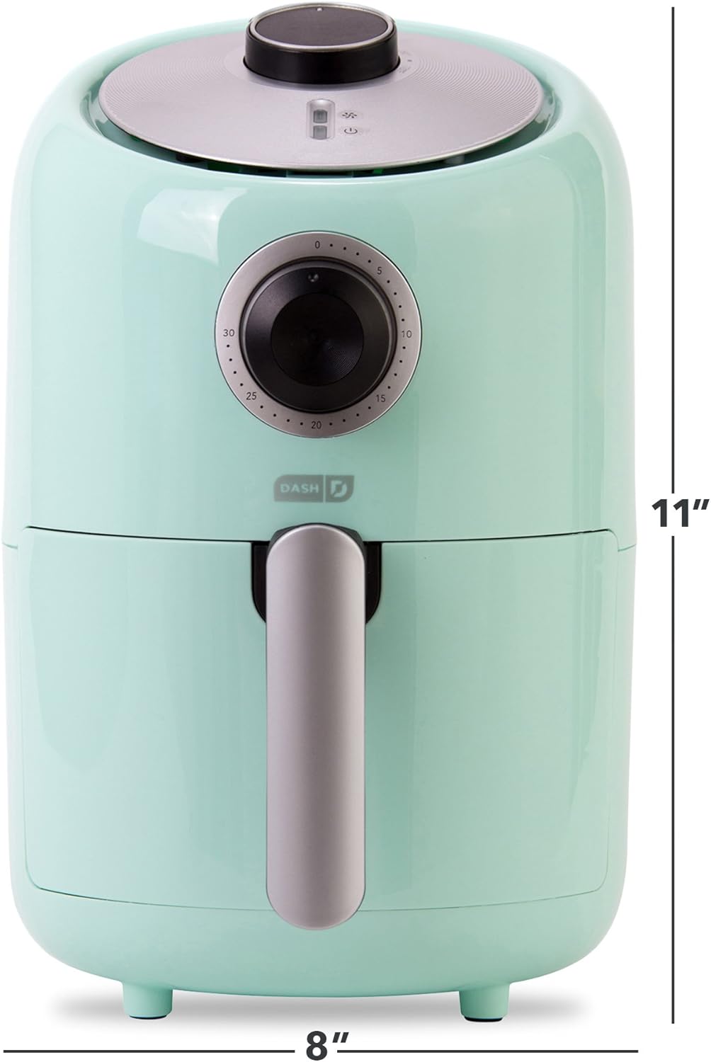 Freidora de Aire Compacta DASH, 2 Qt, Control de Temperatura