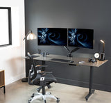 Soporte Doble para Monitores VIVO, Heavy Duty, STAND-V202Q
